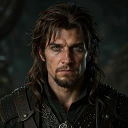 a highly detailed full - size portrait of a rugged hobbit sorcerer, with piercing eyes, extremely moody lighting, hyperrealistic, octane render, rpg portrait, ambient light, dynamic lighting, art by artgerm and frank frazetta and alex horley and alphonse mucha