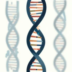 double helix! where dna meets life, a closeup simple vector pop surrealism, by ( leonardo da vinci ) and greg rutkowski