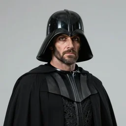 a portrait of darth homer in the style of dalle