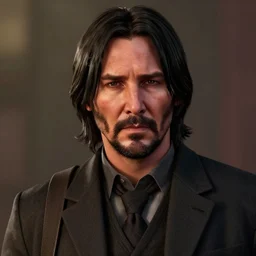 Keanu reeves in Red dead redemption 2 4K detail