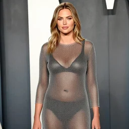 Kate Upton wearing chainmail