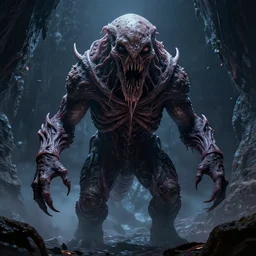 nasa screenshot, monster planet, cosmic horror, creepy