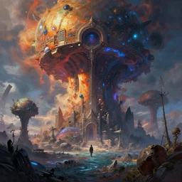 the colour out of space, concept art, wlop, digital painting, trending on artstation, highly detailed, epic composition, official media, 8 k uhd