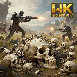 death collecting souls while modern warrior shooting in battlefield, beautiful texture, beautiful graphics, fantasy artwork, very beautiful scenery, hd, hdr, ue 5, ue 6, unreal engine 5, cinematic 4 k wallpaper, 8 k, ultra detailed, by popular digital, details, beautiful image ever created, high resolution, artstation, award winning