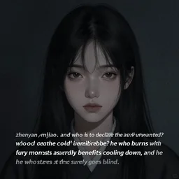 zhenyan / mijiao | | and who is to declare the dark unwanted? who is to declare the cold undesirable? he who burns with fury most assuredly benefits cooling down, and he who stares at the sun surely goes blind.