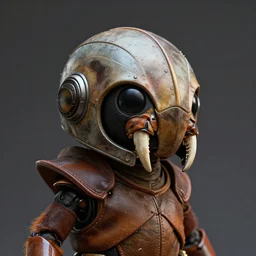 helmet inspired by a tiger beetle's mandible. friendly humanoid body. epic sci - fi character concept. cinematic digital art.