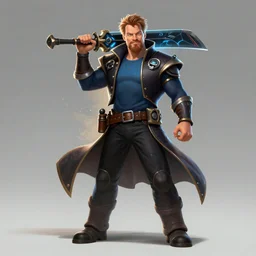 Walter White as league of legends character splash art