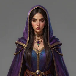 centered head - on medium shot painted portrait by valentina remenar, maya ali as occultist templar, gloomhaven, gaudy colours, octane render, unreal engine, matte painting concept art, fanart artstation by jesper ejsing and rhads and lois van baarle and ilya kuvshinov and rossdraws