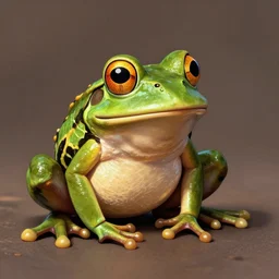 scary frog in the style of Stephen Gammel