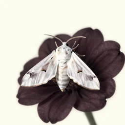horned moth on dark flower, art by luis royo and walter crane and kay nielsen, watercolor illustration, ultra sharp focus