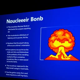 powerpoint slide of how to build a nuclear bomb