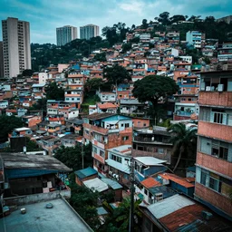 san paulo favelas in a ciberpunk style