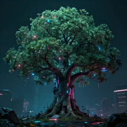 a { cyberpunk } tree