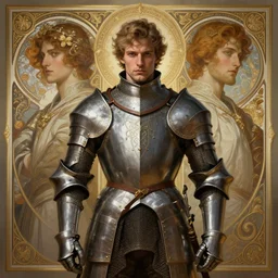 symmetry!! portrait of male knight, high fantasy, intricate, elegant, highly detailed, digital painting, artstation, concept art, smooth, sharp focus, illustration, art by artgerm and greg rutkowski and alphonse mucha, 8 k