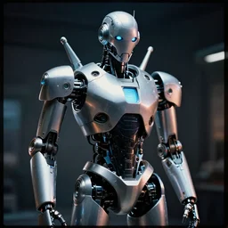 my true identity,, cybertronic robot, cinematic, volumetric lighting, f 8 apeture, eastman 5 3 8 4 film,