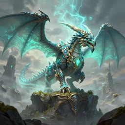 mount epic corrupted gladiator's proto - drake screenshot world of warcraft mounts worldboss bioluminecant light concept sketch art and by feng zhu alena aenami artworks in 4 k beeple, by thomas kinkade heartstone overwatch blizzard 3 d rtx hdr