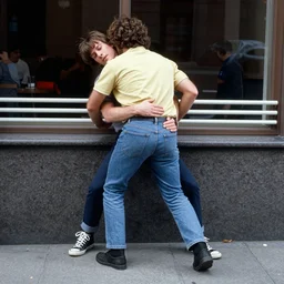 photograph of divine!!!!!!!!!!!! getting mugged, 1 9 9 0 s, taken by martin parr, saturated colour photo, high definition, 8 k