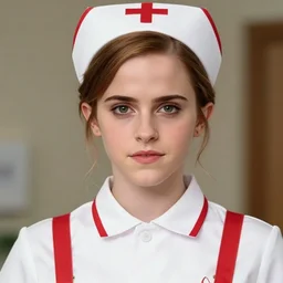 emma watson cosplay hot nurse! costume, all body! shot, perspective, colored, perfect symmetrical face!, perfect eyes!!, by charlotte grimm, natural light, sharp focus, detailed face, canon eos c 3 0 0, ƒ 1. 8, 3 5 mm, 8 k, smooth, artstation, illustration!