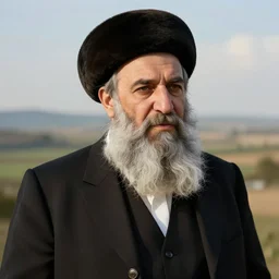 joe!!!!!! biden!!!!!! as the lubavicher rebbe with sidelocks and shtreimel, jewish devotional art by greg rutkowski