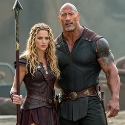 legolas played by Dwayne Johnson