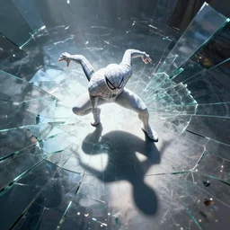 doctor strange, long shadow, light colors, white magic, web, spider, by greg rutkowski, multiple dimensions, shattered glass, refractions, highly detailed, environmental light, spider, cinematic by francis tnehunreal, octane render, nvidia, concept art, close up