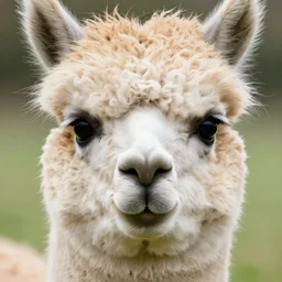 portrait of alpaca 1 0 0 eyes in crisp detail by vito acconci