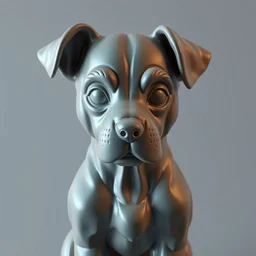 3 d cell shaded portrait painting of cute puppy statue, 3 d cell shaded cubism, in the style of picasso 3 d cell shaded, elegant, highly detailed, artstation, art by picasso 3 d cell shaded unreal engine