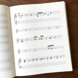 how to learn musical notation. book.
