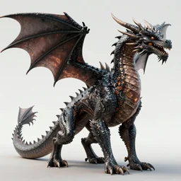 full image of a standing four legged dragon, image of a dragon, photo of a dragon, standing four legged dragon, full image, ( stylized, artgerm, artstation, hd, cgsociety, cgi, realistic, dramatic, cinematic, artistic, trending, detailed )
