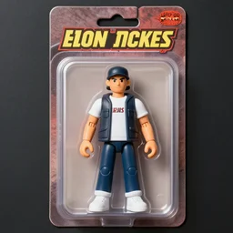 bootleg action figure with transparent plastic package