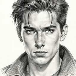 detailed high quality art of human pencil drawn comix