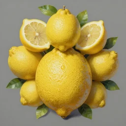 Alex Grey painting of Lemonus, the lemon god of citrus, highly detailed, symmetrical, trending on artstation