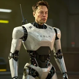 the telsa bot by elon musk in cyberpunk 2 0 7 7, gameplay screenshot