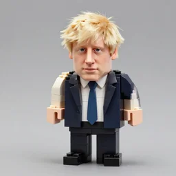 boris johnson made out of blocks
