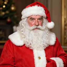 jimmy savile in santa costume, detailed, super realistic, 8 k