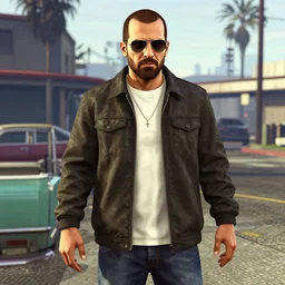cardinal copia from the band ghost as character in GTA V