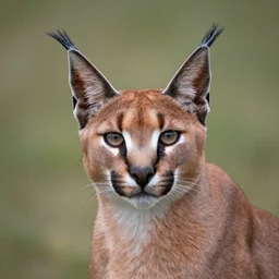caracal in crown