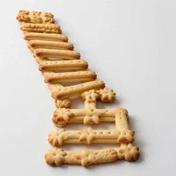Staircase made from cookies