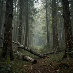 A realistic strange dreamscape, detailled.