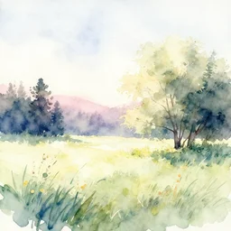 watercolored album art cover