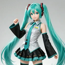 beautiful miku, insanely detailed by caravaggio