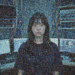 portrait of lain iwakura, background room full of cables and computers by yoshitoshi abe, ruan jia and joao ruas, atmospheric, blue tones