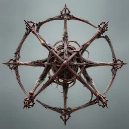 mantra art made of limbs by Zdzislaw Belkinski , digital art, surreal, horror, HD, 8K