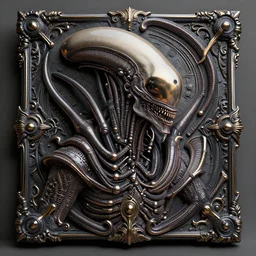 an extravagant xenomorph god relief. polished portrait render by billelis feat dom qwek in visionary fineart style. fantastic realism. 8 k hyper ornated maximalist and overdetailed. elite luxury decorative darkscifi, xenomorph god 3 d sculpture by andrei riabovitchev, tomasz alen kopera. influenced by bekinski, giger and peter gric