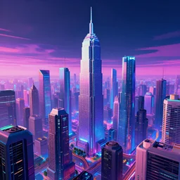 render of a futuristic cityscape, synthwave, chromatic aberration!!!!, lwlop, trending on artstation, low level, 4 k uhd image, octane render