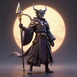 a kobold wizard, cgsociety, pixiv, volumetric light, 3 d render