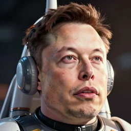 a elon musk inflatable face on rocket league, teaser trailer photo, high definition, high details