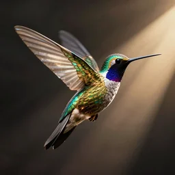 cyberpunk hummingbird