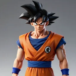 realistic art of goku, unreal engine, trending on artstation, octane render, HD, 8K, highly detailed, good lighting