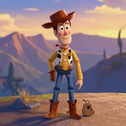 brokeback mountain in the style of toy story